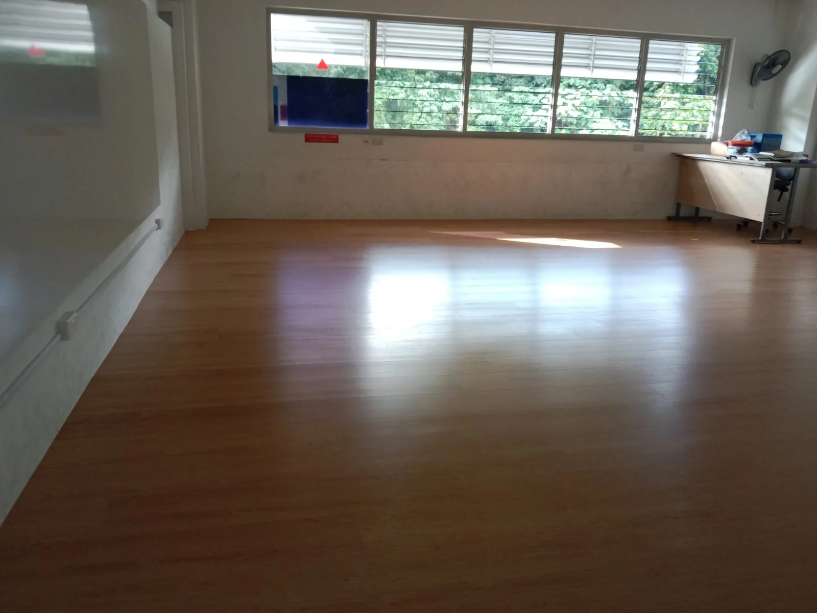 vinyl floor polishing